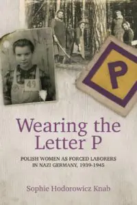 A book cover with a picture of a woman and the words " wearing the letter p ".
