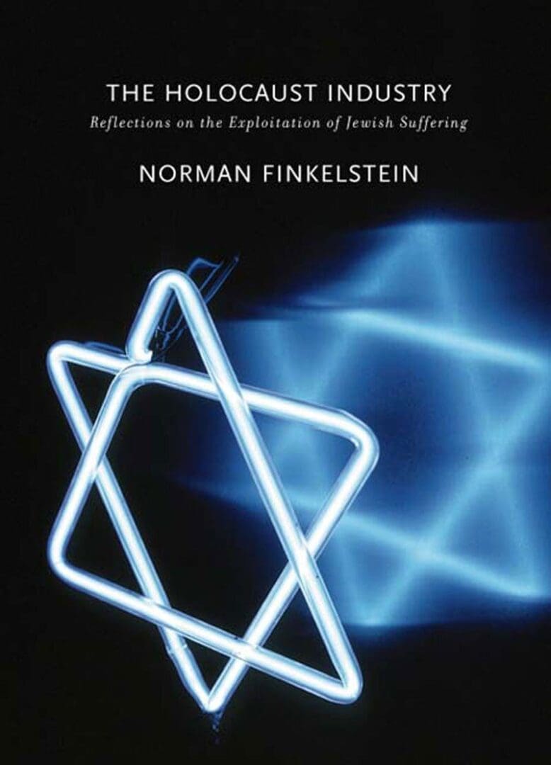 Image - Holocaust Industry Neon Star of David, Holocaust book cover.