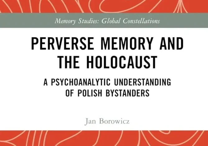 Book cover: Perverse Memory and the Holocaust.