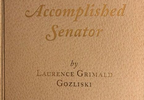 Book cover: The Accomplished Senator, 1568.